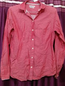 Red Casual Shirt
