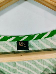 Green Striped Kurta (Women&#39;s)