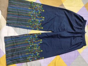 Navy Blue Designer Plazzoo