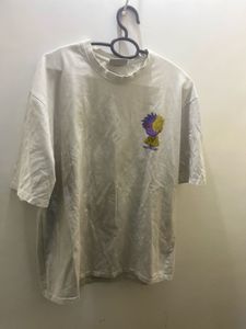 essentials Graphic Print White T-Shirt