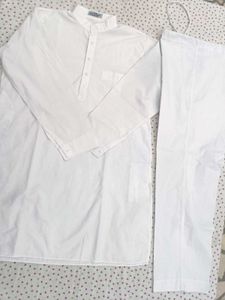 Men&#39;s White Kurta Set
