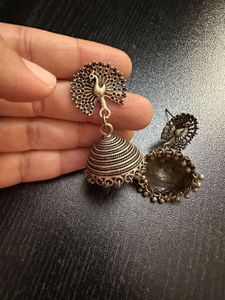 Peacock Drop Earrings