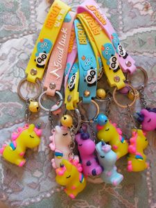 Cute Unicorn 🦄 Long Keychain With Strap