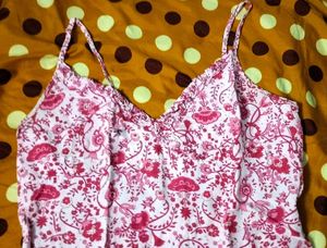 PINK FLORAL PRINT DRESS 🩷