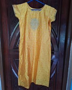 Yellow Festival Wear Kurta