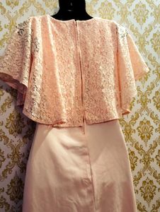Blush Pink Lace Party Dress For Girls