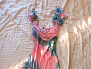 Aesthetic NEWME y2k vintage ruffle dress