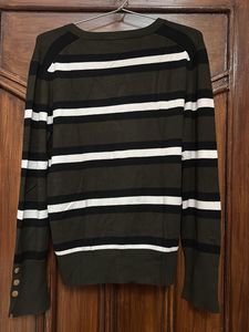 Striped Knit Sweater