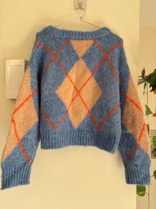 Argyle Knit Sweater
