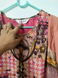 Multicolour Kurtha