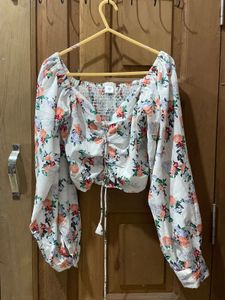 Floral Long Sleeves Top
