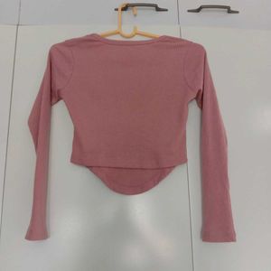Pink Crop Top