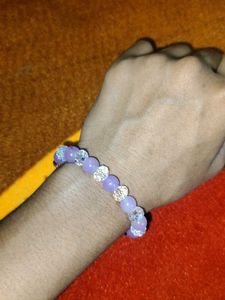 Lavender Beaded Bracelet