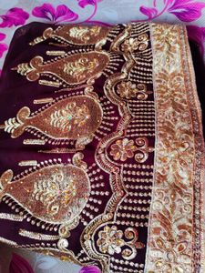 Stone Work Saree