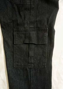 🍂Black Cargo Jogger-Style Pants🍂