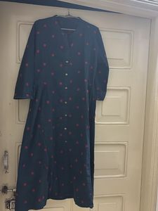 Cotton Blue Kurta