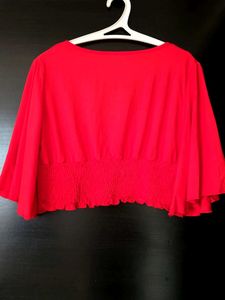 Red Crop Top