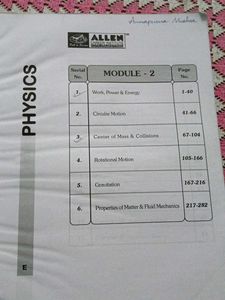 ALLEN Physics Pre-Medical Books(Set of 10)