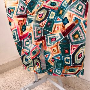 Geometric Print Bodycon Dress