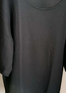 Comfy Black Boxy Top for women.
