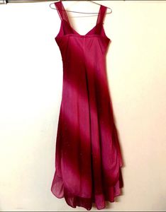 Partywear Glitter Long Body Fit Dress