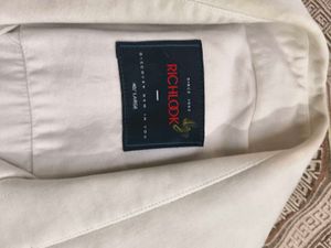 Richlook Men&#39;s Casual White Shirt in L 40 size