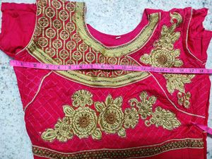 Heavy Work Anarkali Suit Set