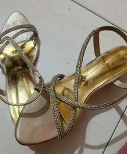 Sparkling Gold Heels