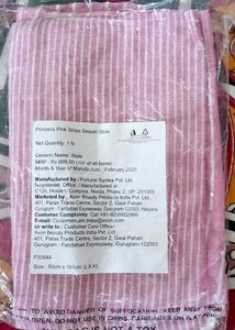 Princess Pink Stripe Sequence Stole