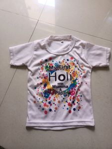 New Holi T Shirt For Photo Shoot
