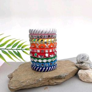 *Navratri Special*Colorful Bangle Set🌸