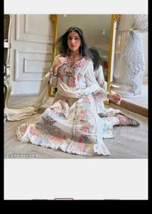 Elegant Embroidered Anarkali Suit