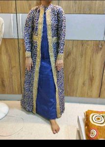 Stylish Heavy Work Shrug And Kurta