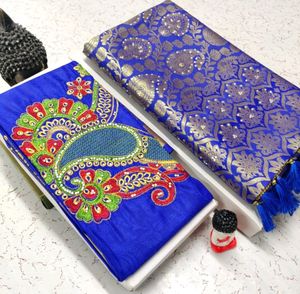 💝 Grand Work Saree With Blouse