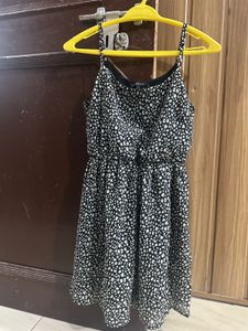 Black & White Print Dress