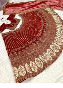 Red Bridal Lehenga Choli