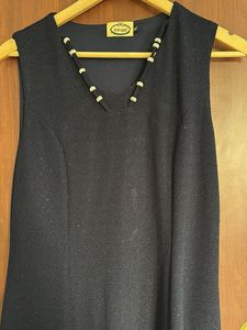 Navy Blue Embellished Dress