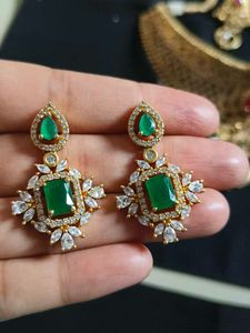 Emerald Drop Earrings