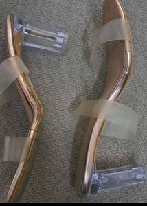 Sneak A Peak Sandal/heel