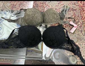 H&M (34c) & HUNKEMOLLER (34 b) heavy Padded Bra