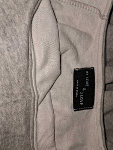 Grey Long Sleeve Top