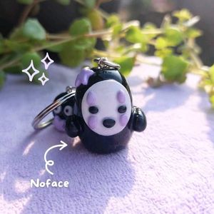 Kawaii No Face Keychain