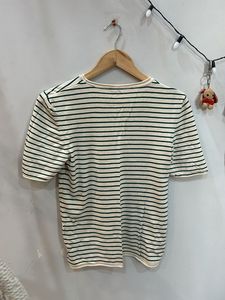 Combo: Zara Stripe Top ‼️ H&amp;M Red Tee