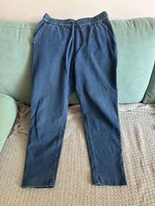 Blue Denim Joggers