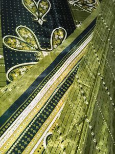 Elegant Olive Green Saree