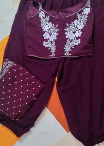 Palojo With Crop Top And Dupatta
