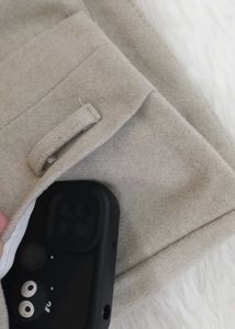 Beige Classic/ Casual Pants