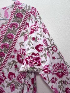 Floral Print Tunic Top