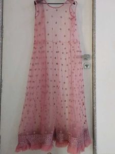 Pink Embellished Ethnic Shrug