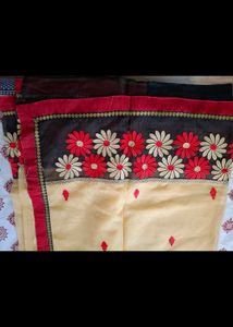 Elegant Embroidered Saree